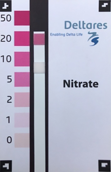 Carte *Deltares* et bandelette nitrate