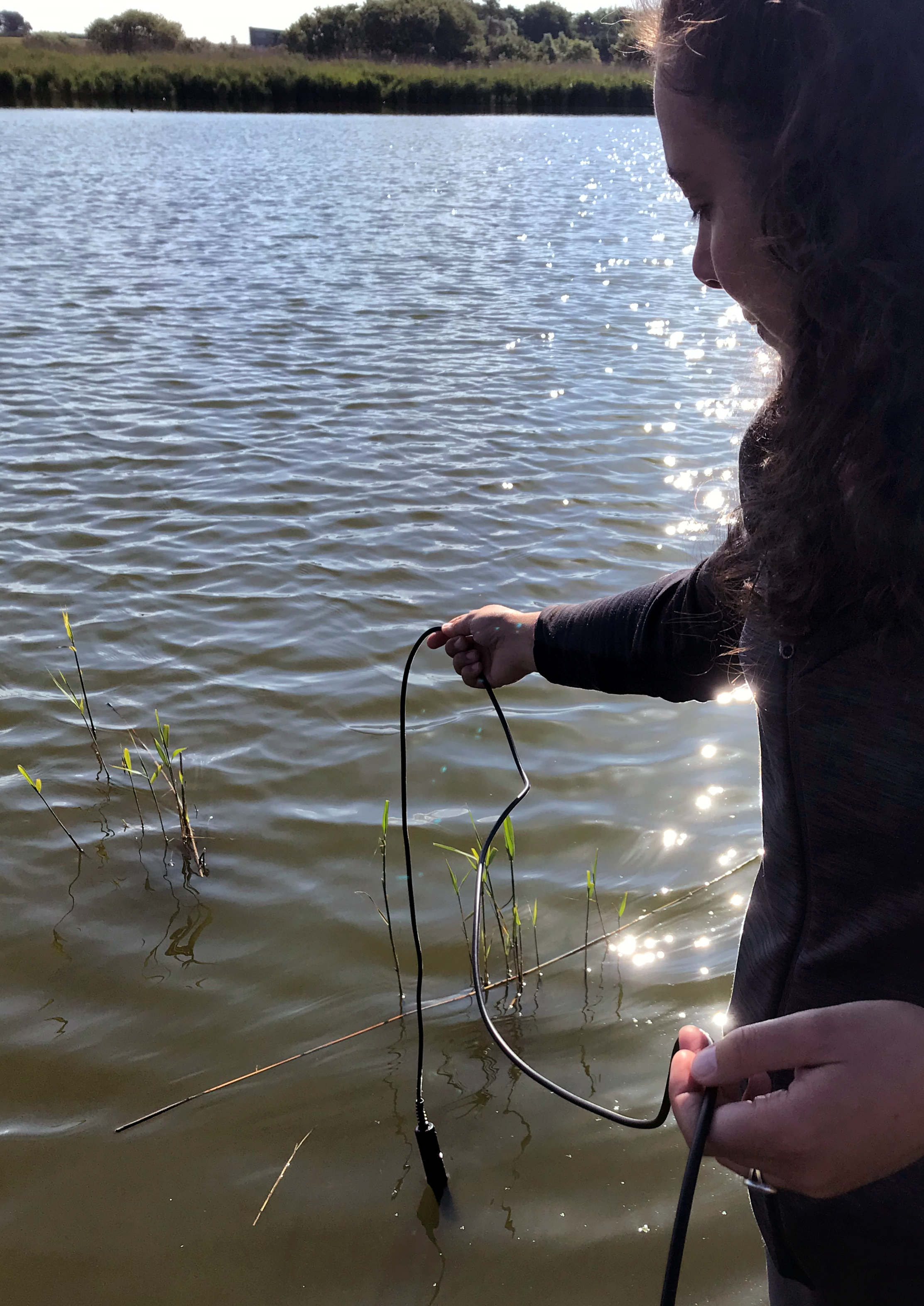 Mesure avec la sonde multiparamètre